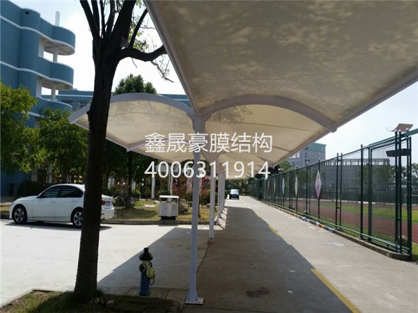 慈溪碧海學(xué)校膜結構連廊