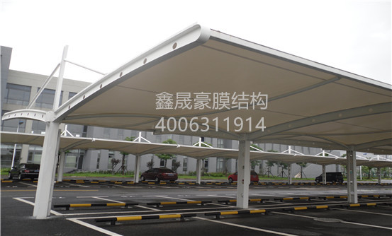 膜結構電動(dòng)車(chē)棚