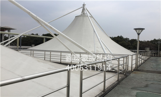 松江污水處理廠(chǎng)污水池反吊膜結構加蓋