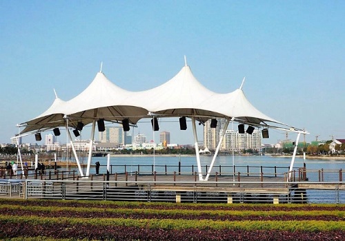 休閑公園景觀(guān)膜結構棚