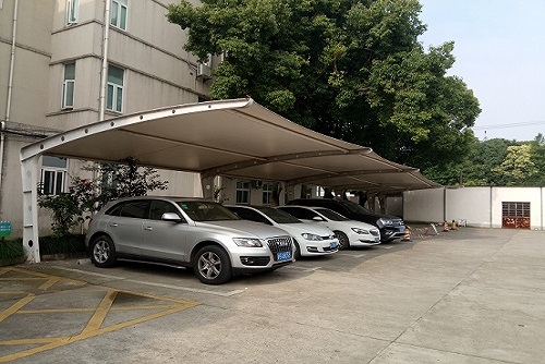 膜結構停車(chē)棚